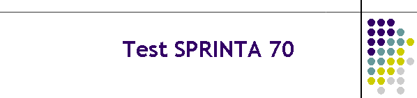 Test SPRINTA 70